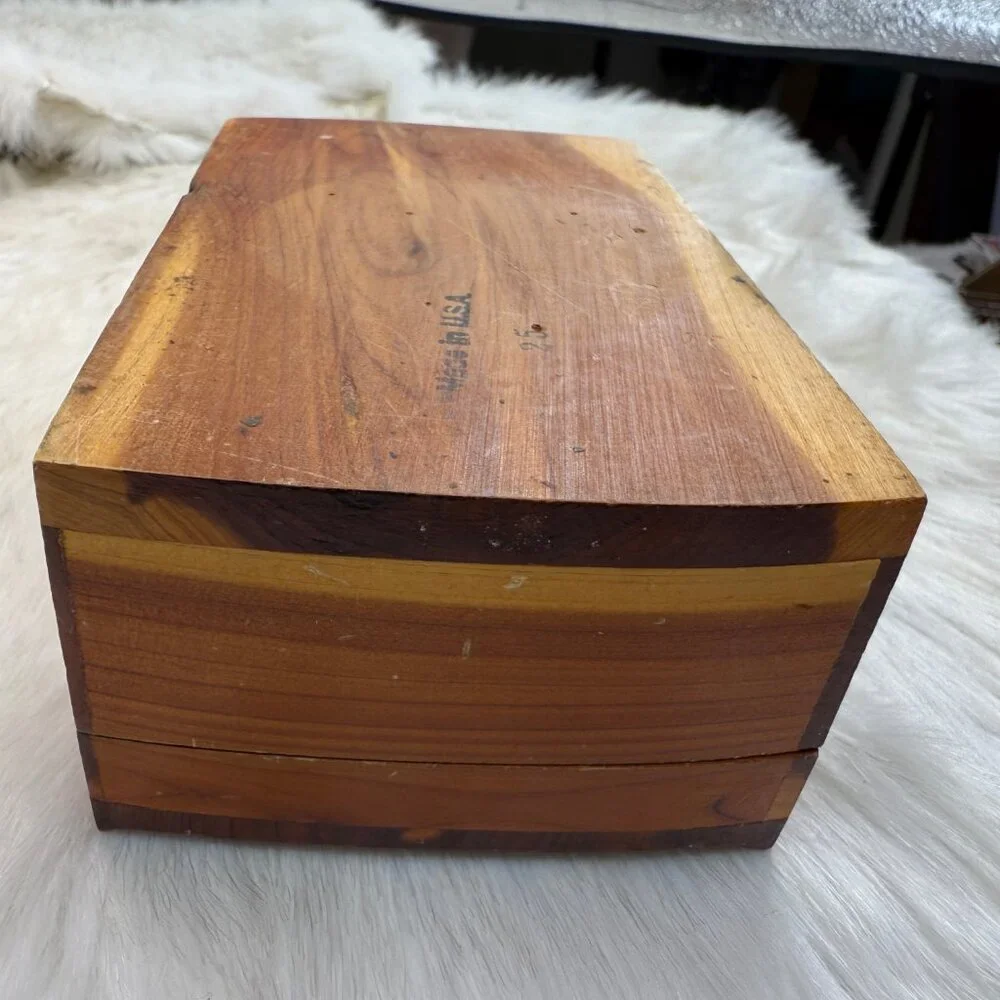 Vintage Central City, Colorado Wooden Box w/ Horse Made in USA